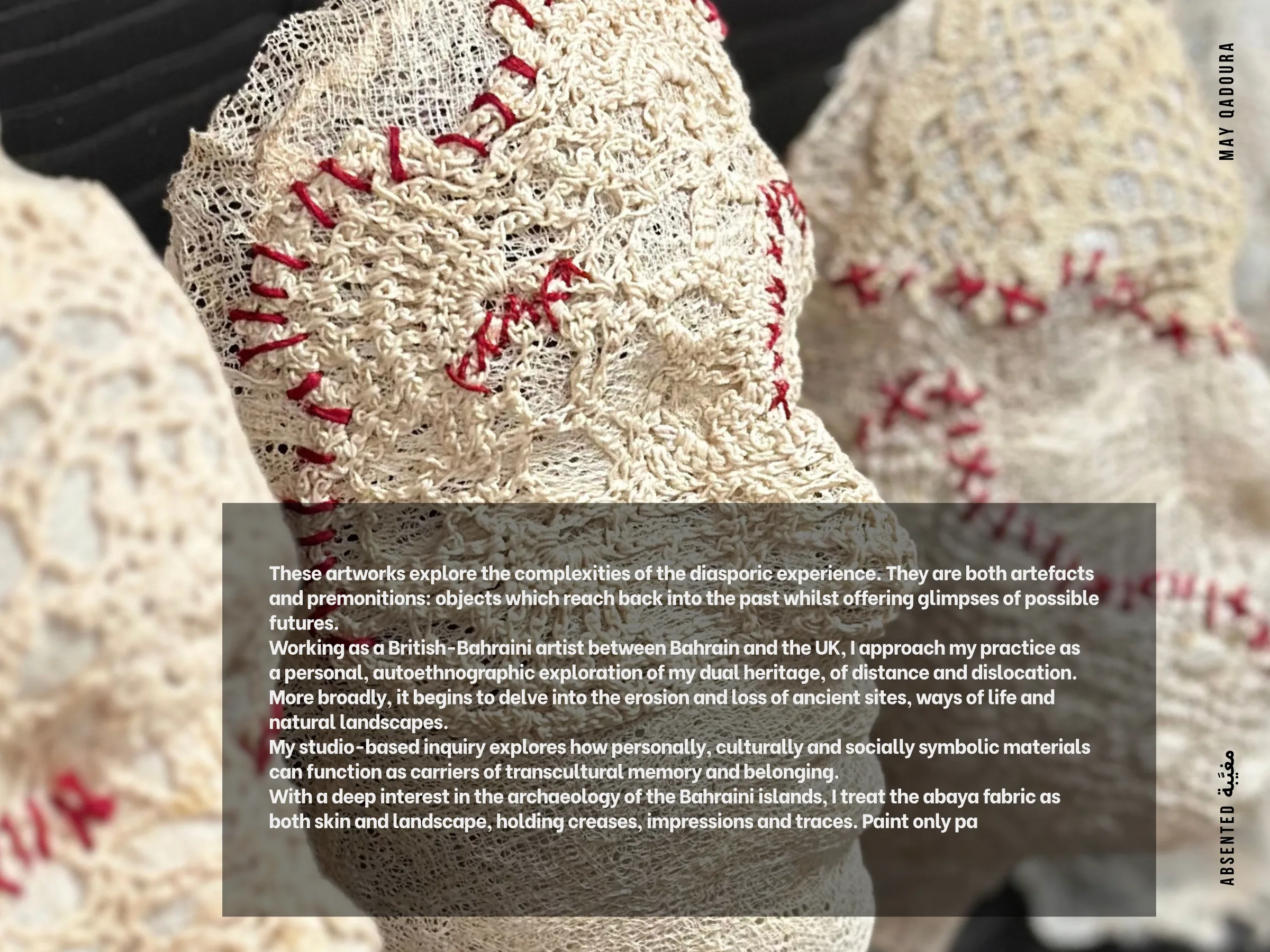 Page 19: May Qadoura — Artist Statement, full size