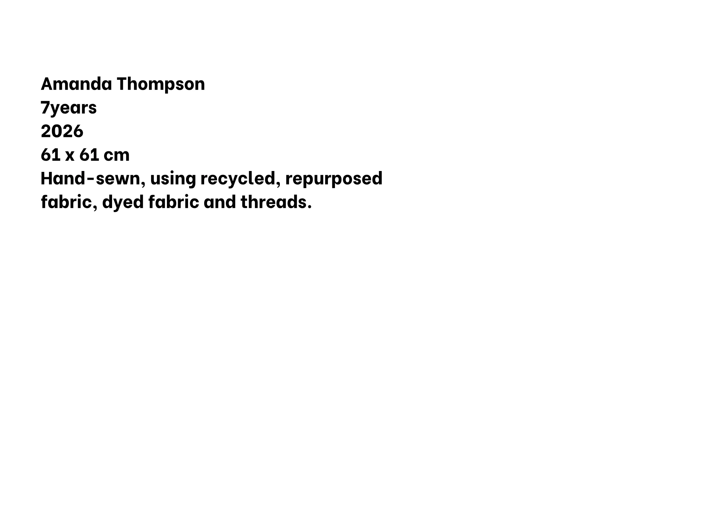 Page 38: List of Works (continued), full size